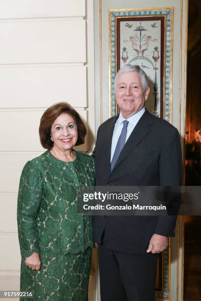 Princess Katherine of Serbia and Prince Alexander of Serbia during the Susan Gutfreund Hosts UN Women For Peace Association Reception on February 12,...