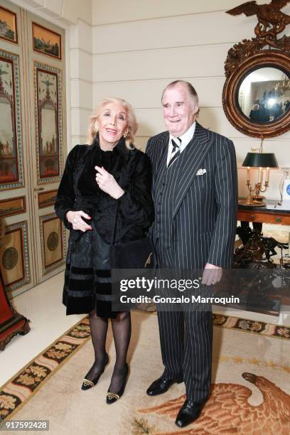 Rosie Heffernan and Jack Heffernan during the Susan Gutfreund Hosts UN Women For Peace Association Reception on February 12, 2018 in New York City.