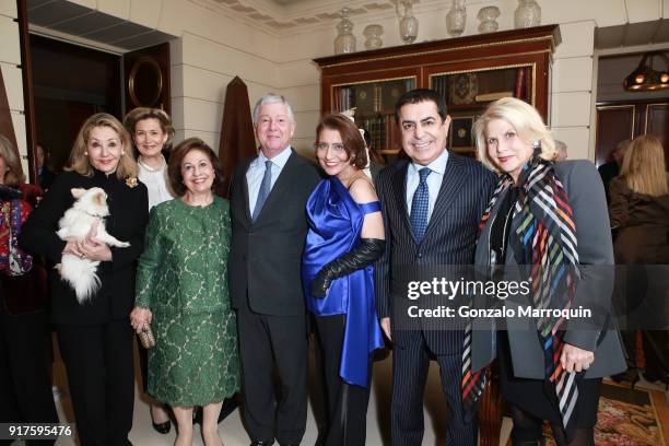 Susan Gutfreund, Princess Katherine of Serbia, Prince Alexander of Serbia, Muna Rihani Al-Nasser, Nassir Abdulaziz Al-Nasser and Francine LeFrak...