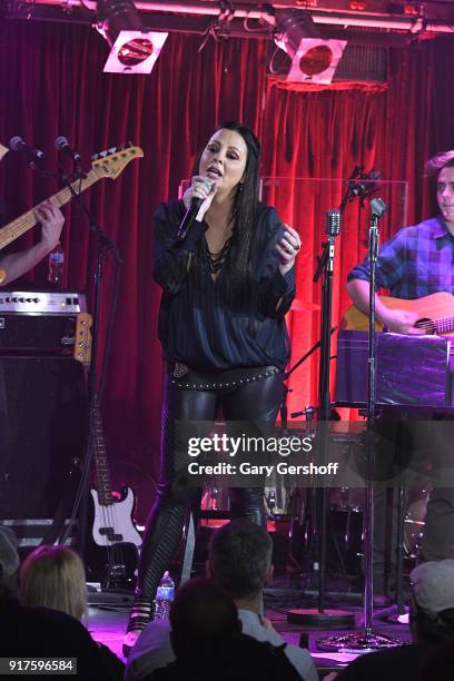 Recording artist Sara Evans performs during CMT Next Women of Country at B.B. King Blues Club & Grill on February 12, 2018 in New York City.