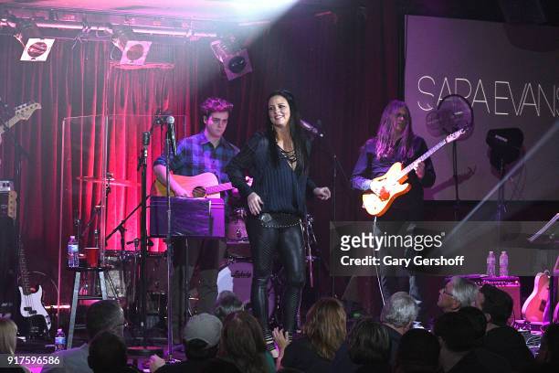 Recording artist Sara Evans performs during CMT Next Women of Country at B.B. King Blues Club & Grill on February 12, 2018 in New York City.