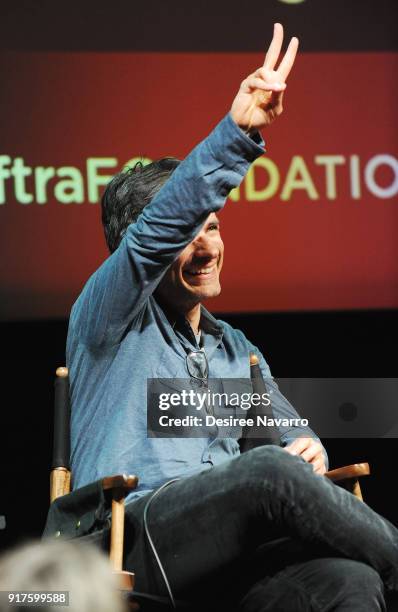 Actor Gael Garcia Bernal attends SAG-AFTRA Foundation Conversations: 'Mozart In The Jungle' at The Robin Williams Center on February 12, 2018 in New...