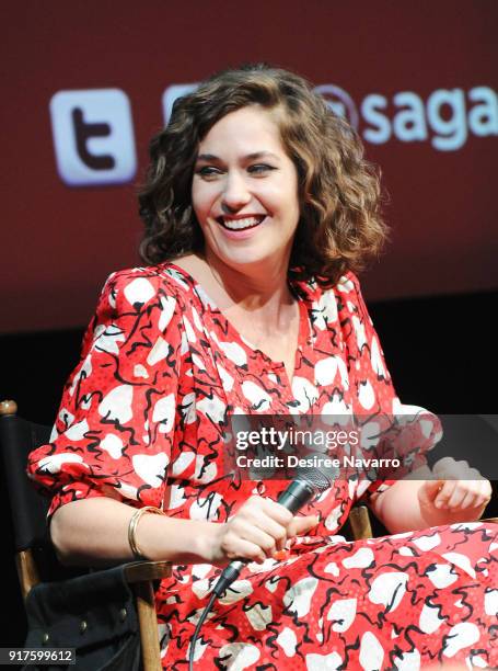 Actress Lola Kirke attends SAG-AFTRA Foundation Conversations: 'Mozart In The Jungle' at The Robin Williams Center on February 12, 2018 in New York...