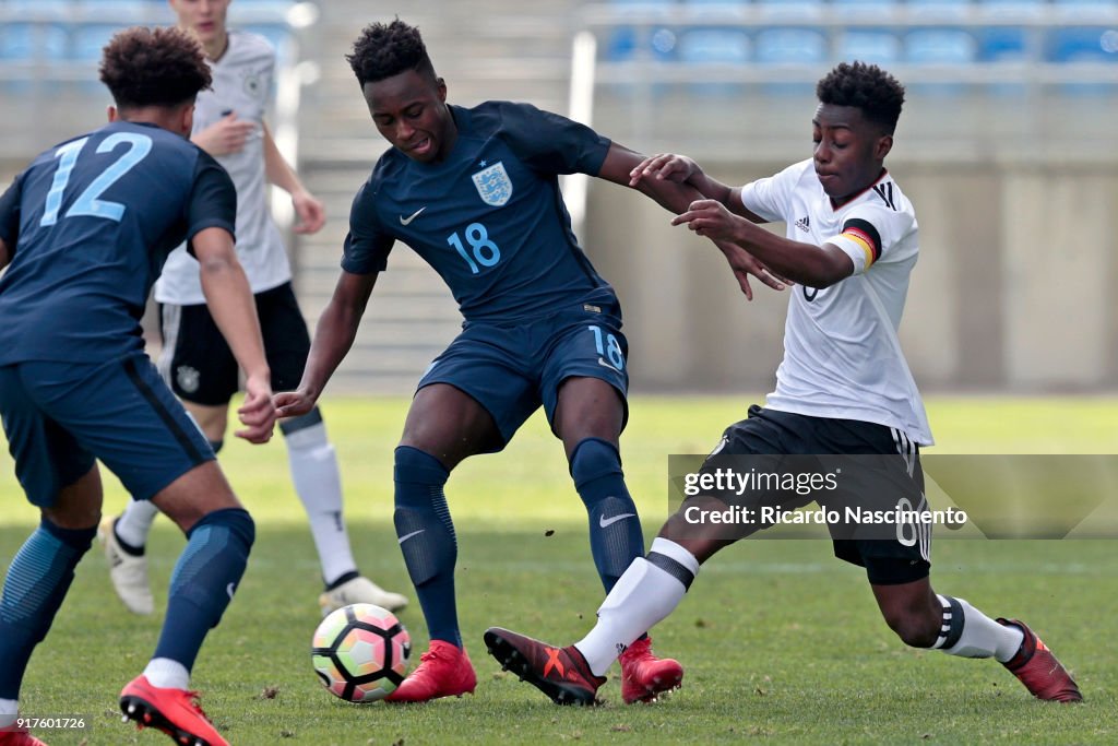 U17 Germany v U17 England - U17-Juniors Algarve Cup