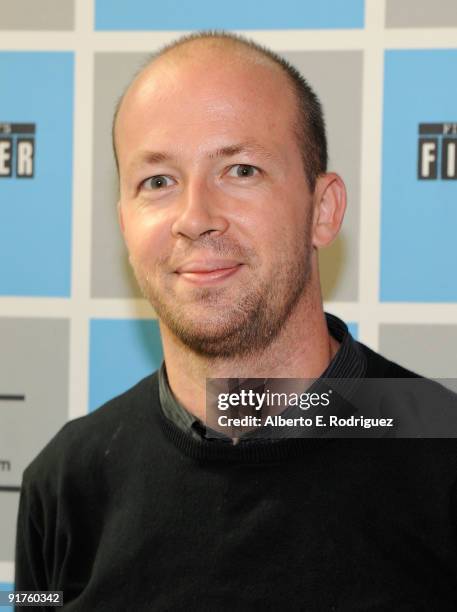 Voltage Pictures' Nicolas Chartier attends day 2 of Film Independent's Filmmaker Forum at the Directors Guild Theatre on October 11, 2009 in West...