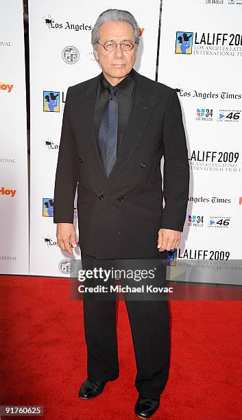 Actor Edward James Olmos arrives at the 13th Annual Los Angeles Latino International Film Festival at Grauman's Chinese Theatre on October 11, 2009...