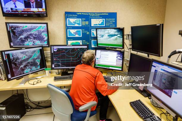 Miami, National Hurricane Center, Satellite Storm Tracking Maps.