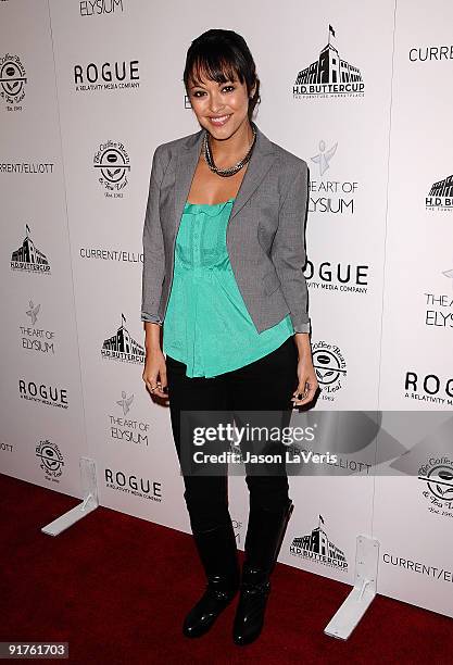 Actress Marisa Ramirez attends The Art of Elysium's Genesis event at HD Buttercup on October 10, 2009 in Los Angeles, California.