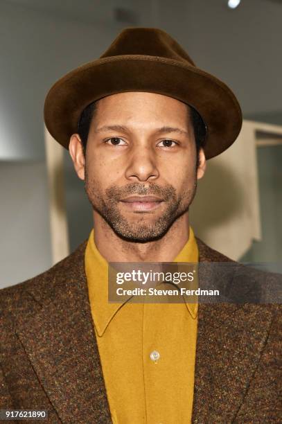 Christian Coleman attends Zero + Maria Cornejo Presentation during New York Fashion Week on February 12, 2018 in New York City.