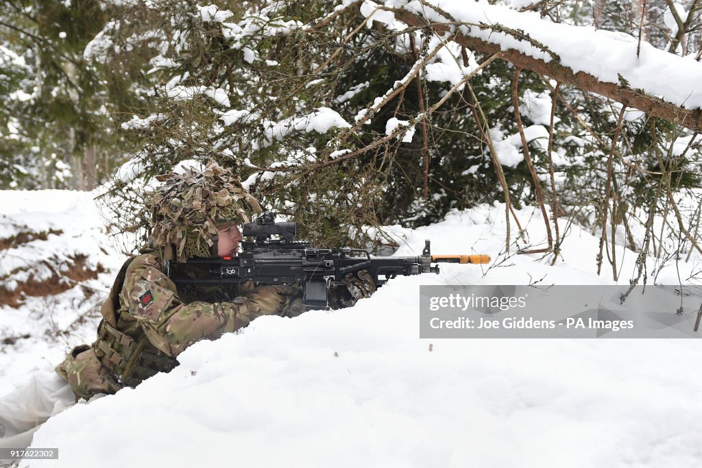 British troops in Estonia