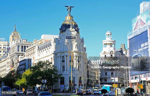Metropolis building, Calle de Alcala and Gran V�a, Madrid city centre, Spain, architects Jules and Raymond F_vrier 1911.