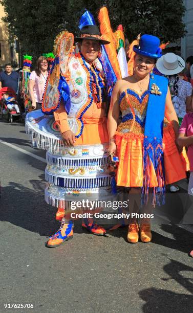 Political rally march on Columbus Day, Fiesta Nacional de Espa_a, October 12 2017, Madrid, Spain.