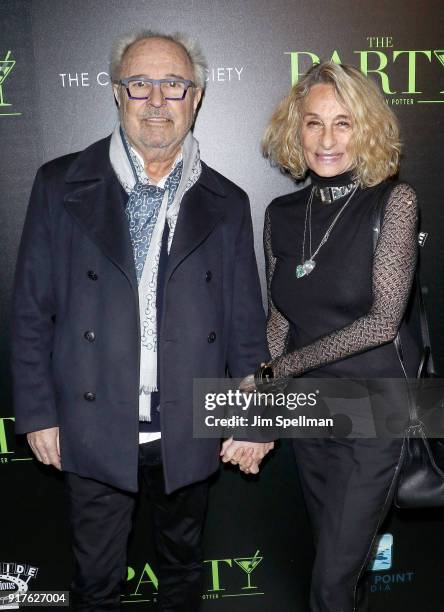 Musician Mick Jones and Ann Dexter-Jones attend the screening of "The Party" hosted by Roadside Attractions and Great Point Media with The Cinema...