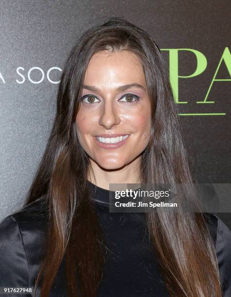 Ariana Rockefeller attends the screening of "The Party" hosted by Roadside Attractions and Great Point Media with The Cinema Society at Metrograph on...