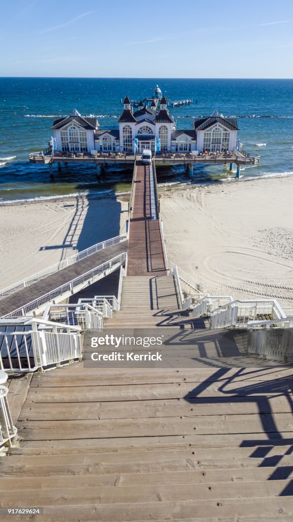 Seabridge in Sellin - Island Rugen, Baltic Sea Germany