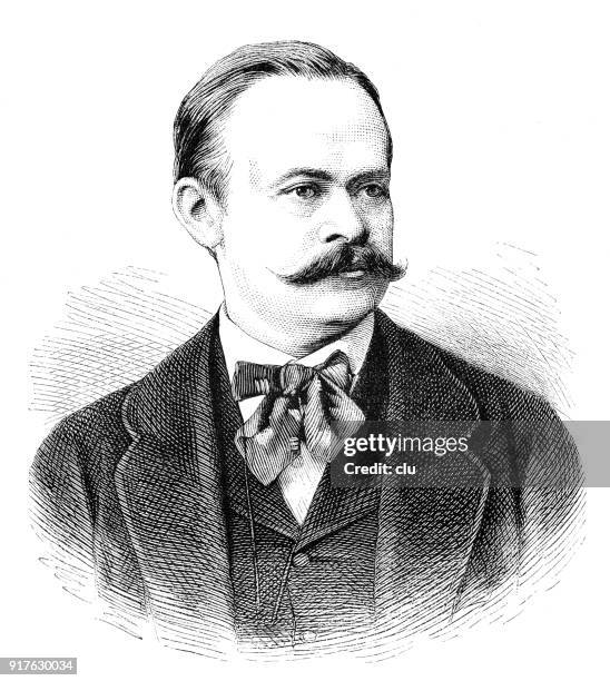 prince heinrich vii reuß, ambassador in istanbul - heinrich reuß stock illustrations