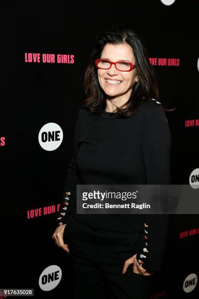 Activist Ali Hewson attends the Danai x One x Love Our Girls celebration at The Top of The Standard on February 12, 2018 in New York City.