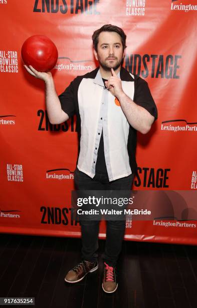 Alex Brightman attends the Second Stage Theatre 2018 Bowling Classic at Lucky Strike on February 12, 2018 in New York City.