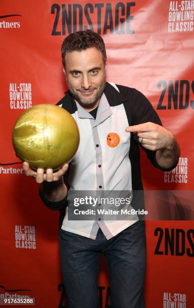 Dominic Fumusa attends the Second Stage Theatre 2018 Bowling Classic at Lucky Strike on February 12, 2018 in New York City.