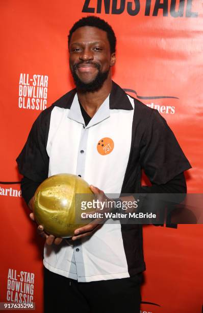 Michael Luwoye attends the Second Stage Theatre 2018 Bowling Classic at Lucky Strike on February 12, 2018 in New York City.