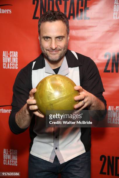 Dominic Fumusa attends the Second Stage Theatre 2018 Bowling Classic at Lucky Strike on February 12, 2018 in New York City.