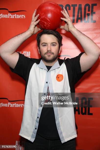 Alex Brightman attends the Second Stage Theatre 2018 Bowling Classic at Lucky Strike on February 12, 2018 in New York City.