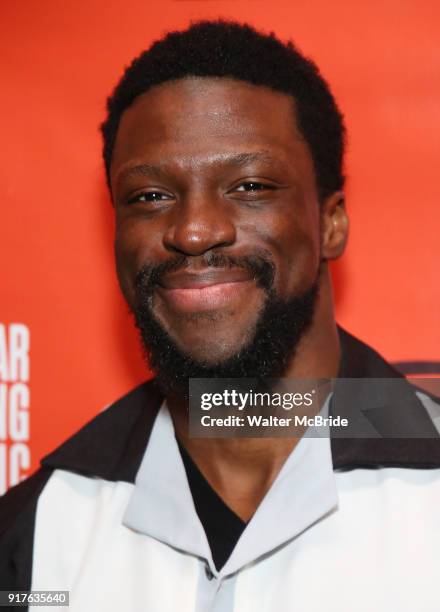 Michael Luwoye attends the Second Stage Theatre 2018 Bowling Classic at Lucky Strike on February 12, 2018 in New York City.