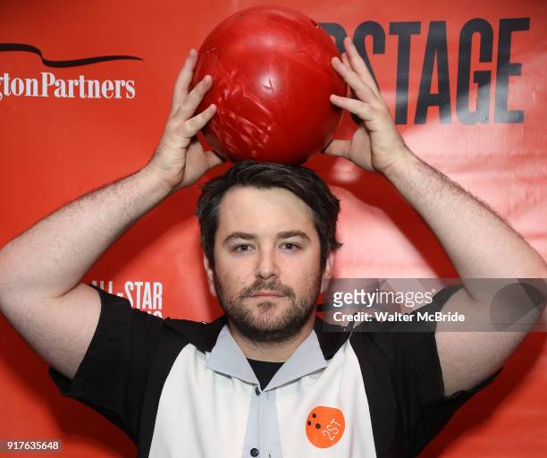 Alex Brightman attends the Second Stage Theatre 2018 Bowling Classic at Lucky Strike on February 12, 2018 in New York City.