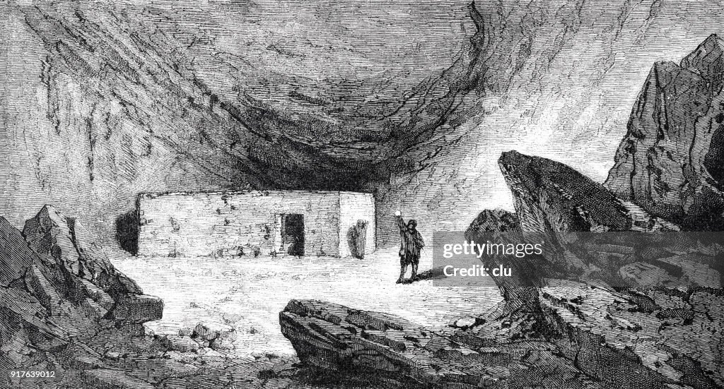 The Mammoth Cave in Kentucky
