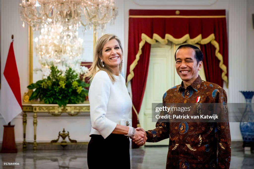 Queen Maxima Of The Netherlands Visits Indonesia : Day Two