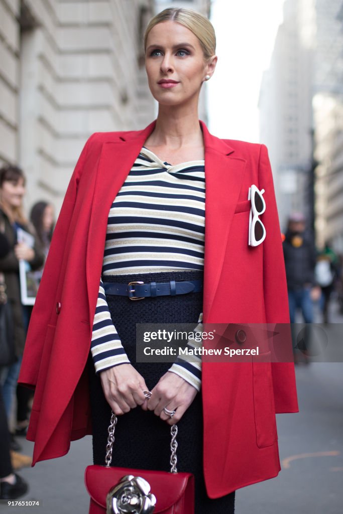 Street Style - New York Fashion Week February 2018 - Day 5