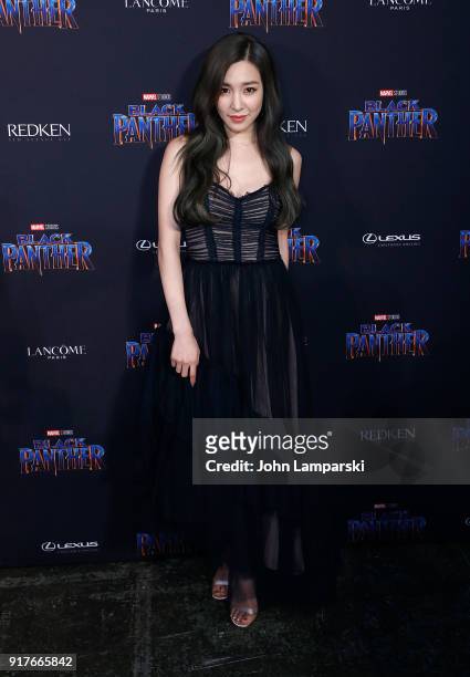Tiffany Hwang attends Marvel Studios Presents: Black Panther Welcome To Wakanda during February 2018 New York Fashion Week: The Shows at Industria...