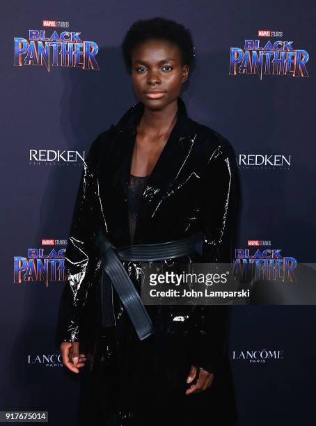 Jeneil Williams attends Marvel Studios Presents: Black Panther Welcome To Wakanda during February 2018 New York Fashion Week: The Shows at Industria...