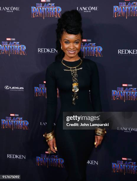 Douriean Fletcher attends Marvel Studios Presents: Black Panther Welcome To Wakanda during February 2018 New York Fashion Week: The Shows at...