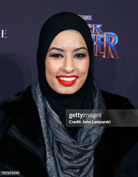 Eman Bfendi attends Marvel Studios Presents: Black Panther Welcome To Wakanda during February 2018 New York Fashion Week: The Shows at Industria...