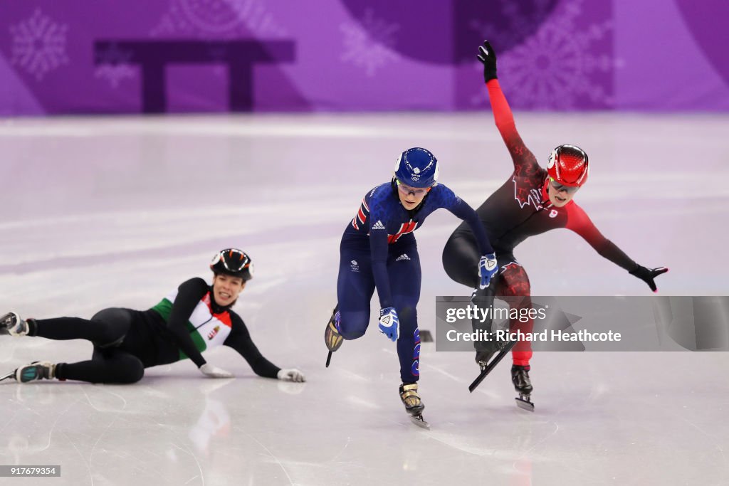 Short Track Speed Skating - Winter Olympics Day 4