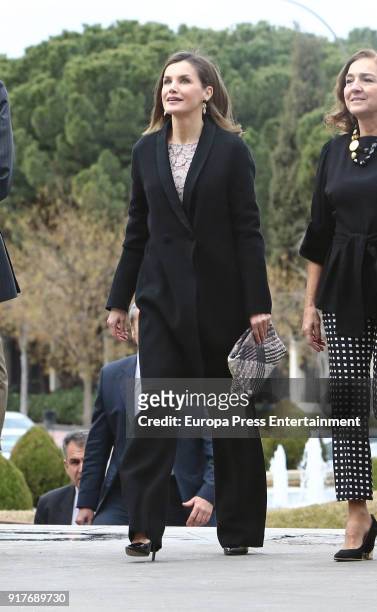 Queen Letizia of Spain delivers Innovation And Design Awards 2017 on February 12, 2018 in Mostoles, Spain.