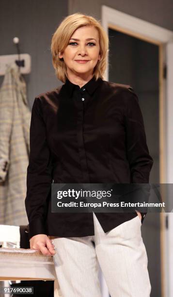 Actresses Amparo Larranaga during the performance of 'El Reencuentro' at Teatro Maravillas on February 12, 2018 in Madrid, Spain.