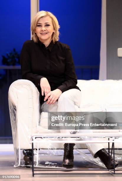 Actresses Amparo Larranaga during the performance of 'El Reencuentro' at Teatro Maravillas on February 12, 2018 in Madrid, Spain.