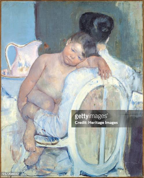 Woman Sitting with a Child in Her Arms. Found in the Collection of Museo de Bellas Artes de Bilbao.
