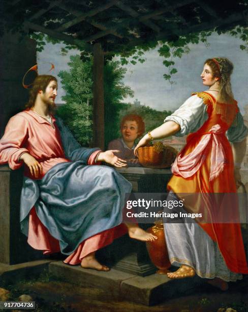 Christ and the Samaritan Woman. Found in the Collection of Art History Museum, Vienne.