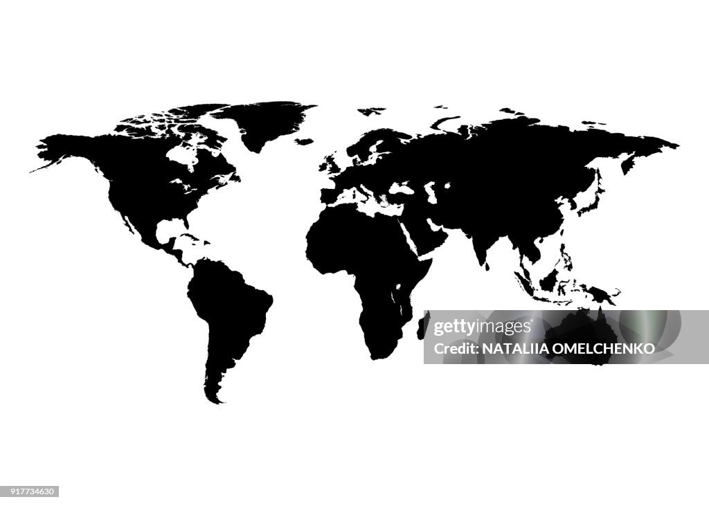 World Map Vectorgraph World Map Vector High-Res Vector Graphic - Getty Images