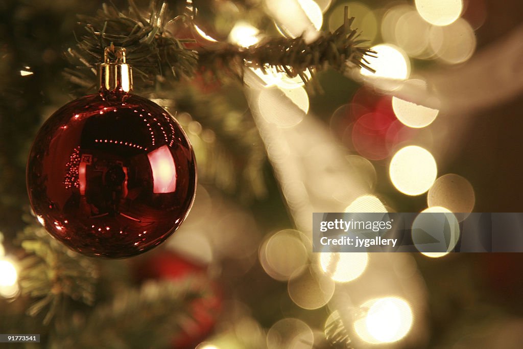 Christmas tree with ornaments