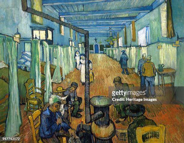The Ward in the Hospital at Arles. Found in the Collection of Museum Oskar Reinhart, Winterthur.
