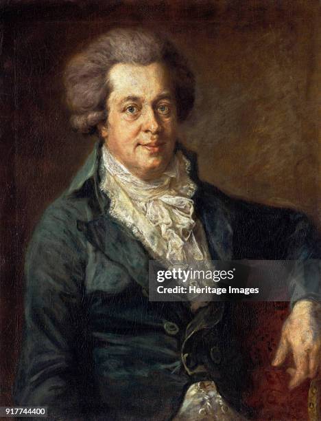Portrait of Wolfgang Amadeus Mozart. Found in the Collection of Staatliche Museen, Berlin.