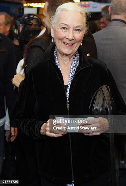 Rosemary Harris attends the Broadway opening night of "Oleanna" at the John Golden Theatre on October 11, 2009 in New York City.