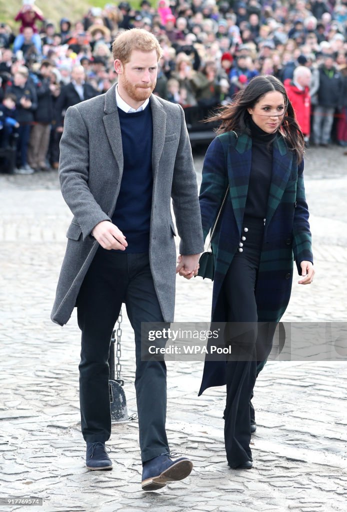 Prince Harry And Meghan Markle Visit Edinburgh