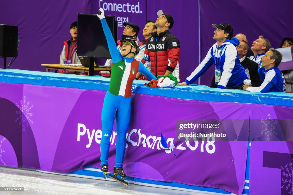 500 meter speed skating - Winter Olympics Day 4