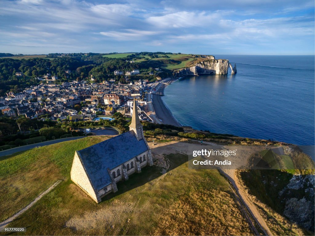 Norman coast "Cote d'Albatre" (Alabaster Coast).