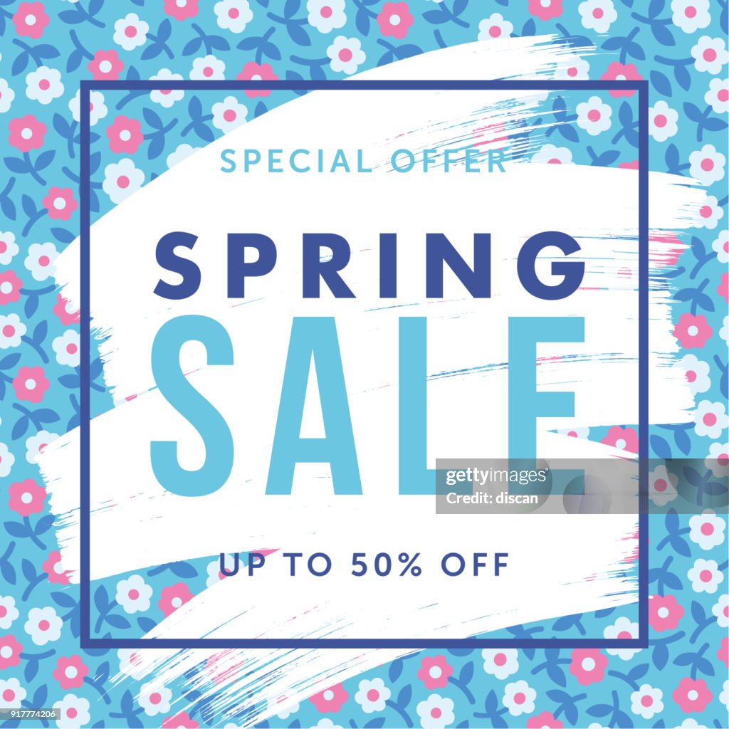 Spring Out Advertising Spring Design For Advertising Banners Leaflets And Flyers High-Res ...